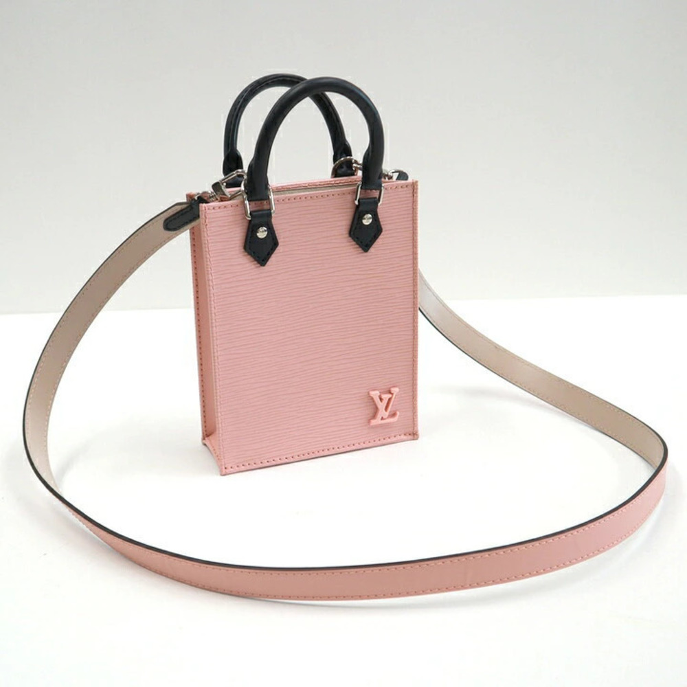 Louis Vuitton Sac Plat bag Epi leather Rose Pink Ballerine